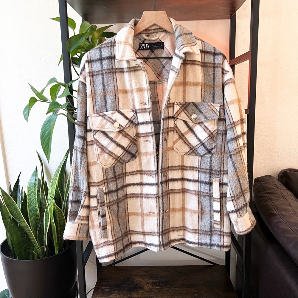 Zara | Plaid Shacket
